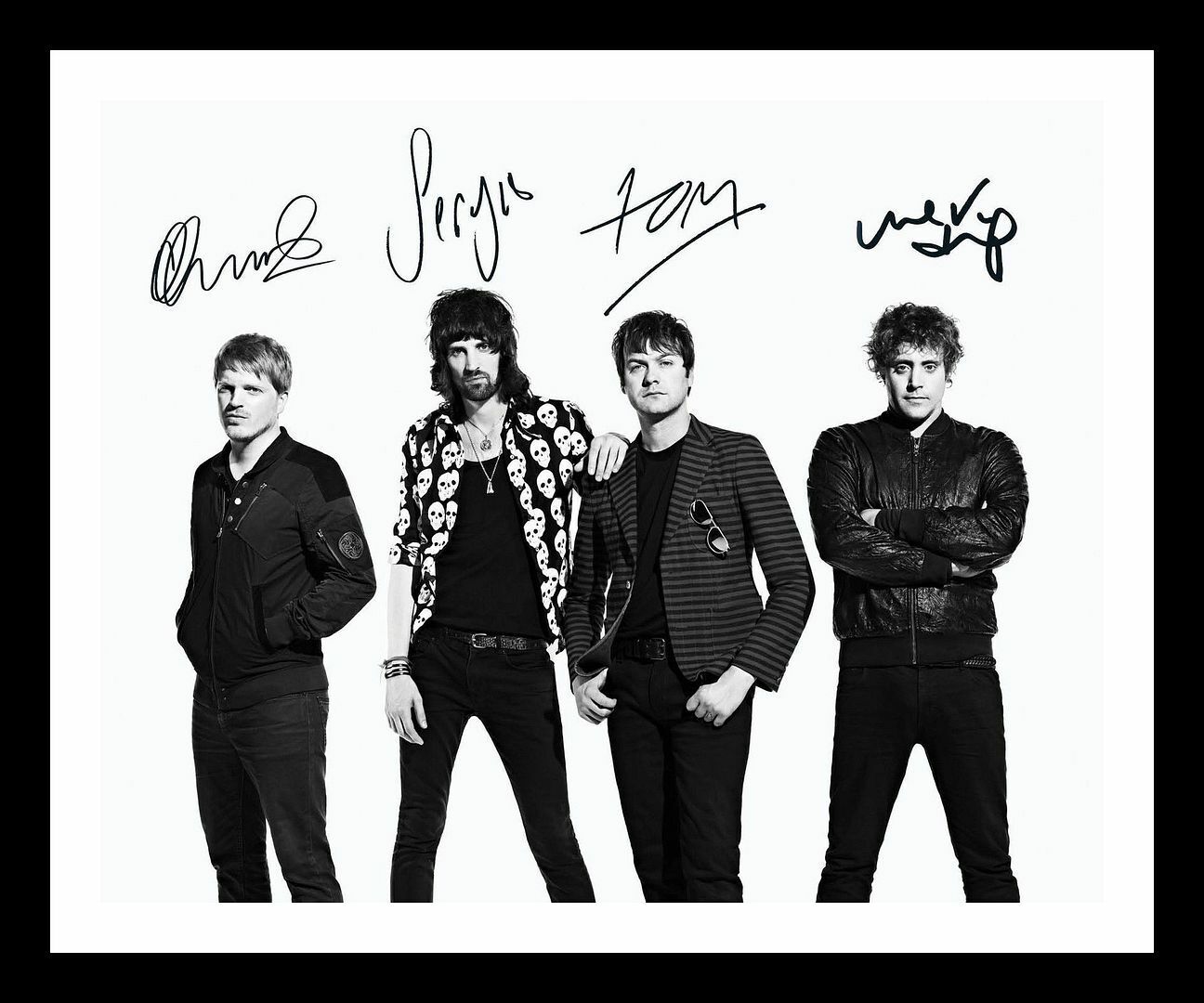 Kasabian Autograph Signed & Framed Photo Poster painting 1