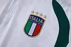 Joyfball 2026/2027 Kids Size Italy Half-Pull Training Suit white Soccer Shirt