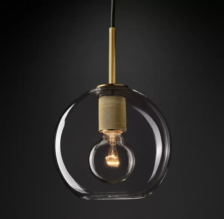 Fulcrum Globe Shade Pendant Light 11"  For Living Room Vjlight