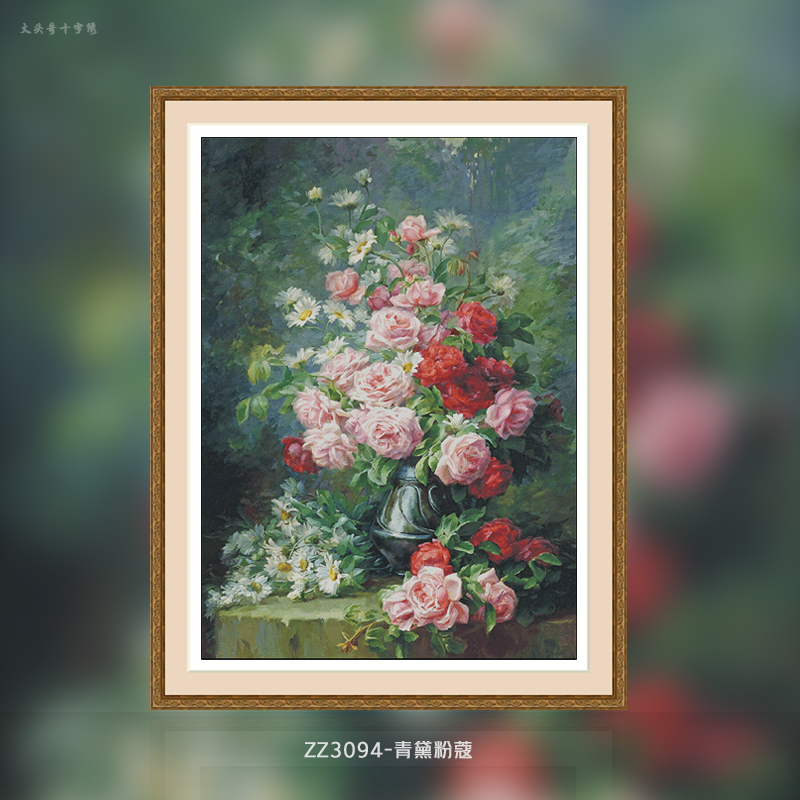  [ZZ3094-Qingdai Pink Kao] Painting Fairy Cross Stitch