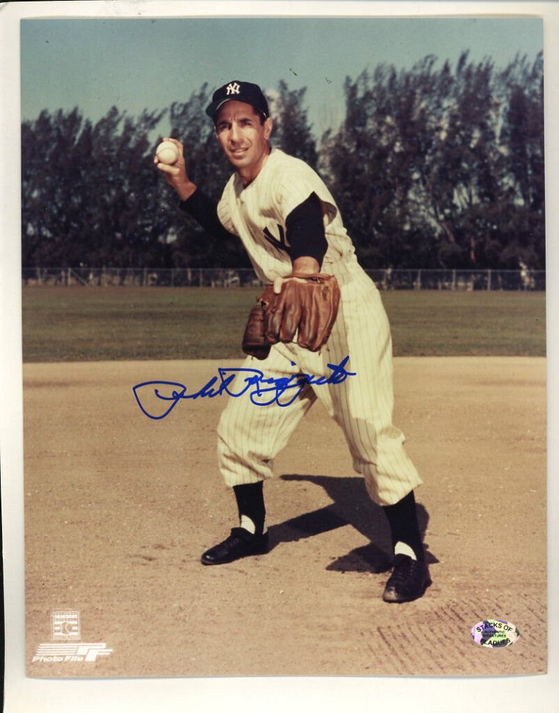 Phil Rizzuto Autographed Signed 8 X 10 Photo Poster painting with COA New York Yankees