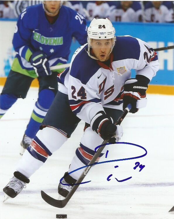 Team USA United States Ryan Callahan Autographed Signed 8x10 Photo Poster painting COA A