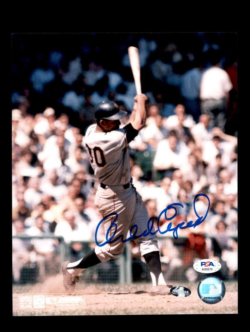 Orlando Cepeda PSA DNA Coa Signed 8x10 Giants Photo Poster painting Autograph