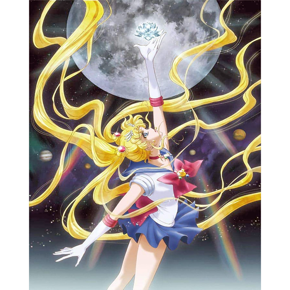 

Anime Beauty Fighter - Round Drill Diamond Painting - 45*55CM, 501 Original