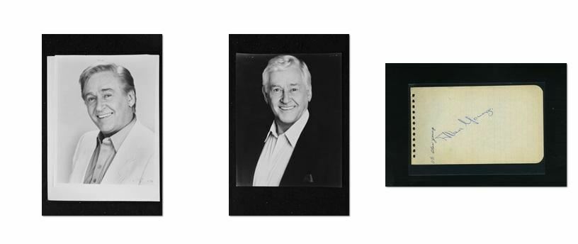 Alan Young - Signed Autograph and Headshot Photo Poster painting set - The Time Machine - Mr. Ed