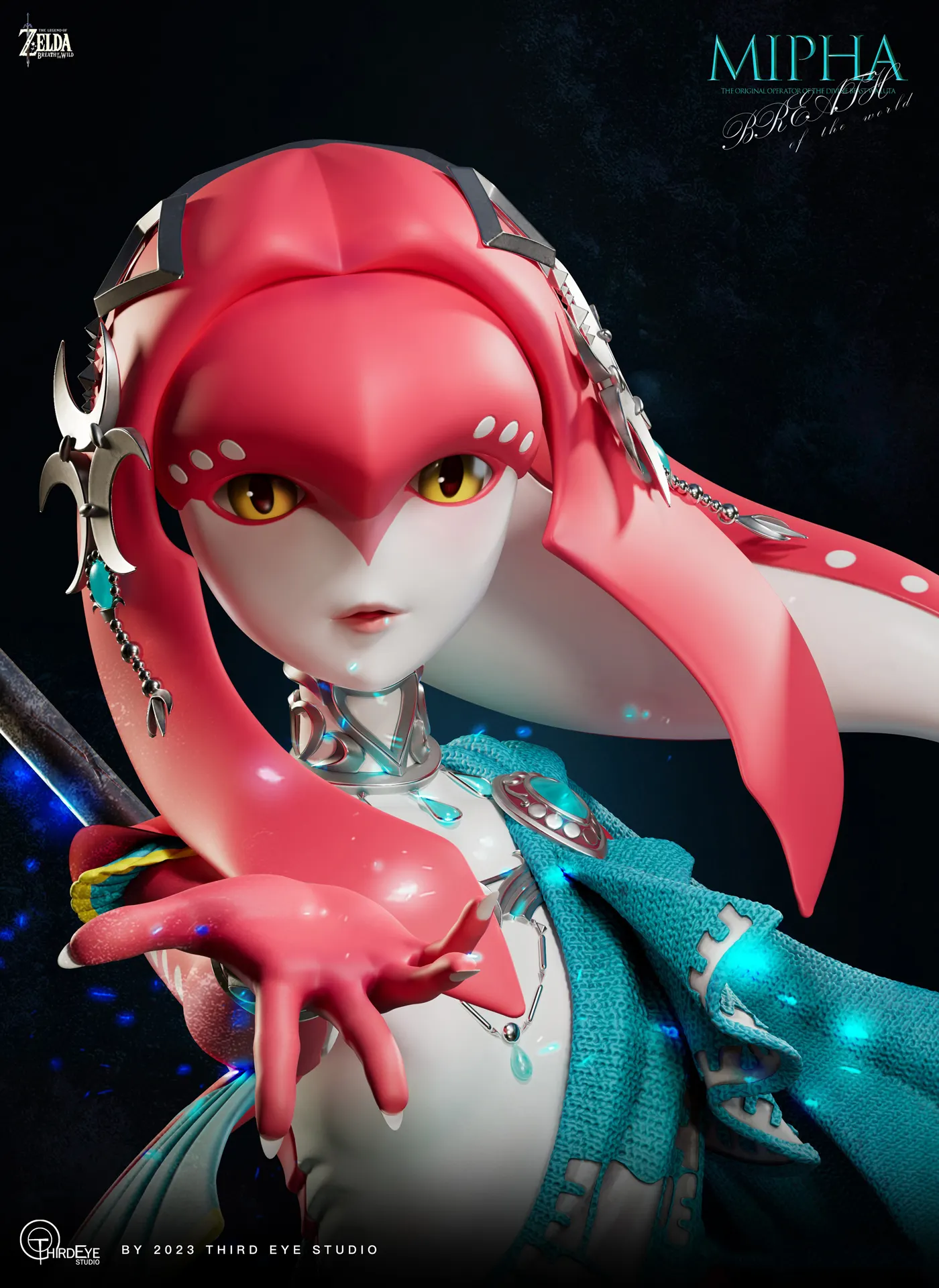 1/4 Scale Four Champion Series 001 Mipha - The Legend of Zelda
