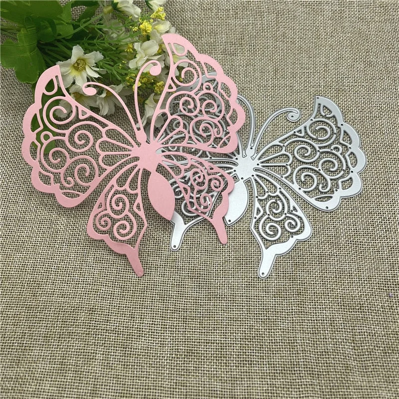 Large Butterfly Metal Cutting Dies Stencils For DIY Scrapbooking Decorative Embossing Handcraft Template