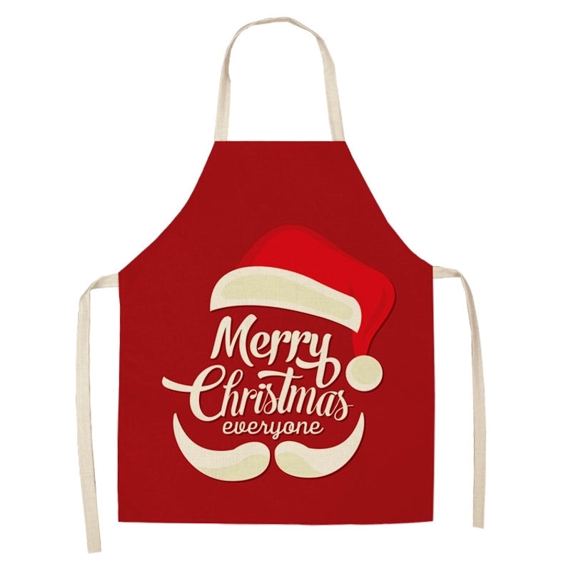Christmas Cute Cartoon Polyester Apron 1 Piece