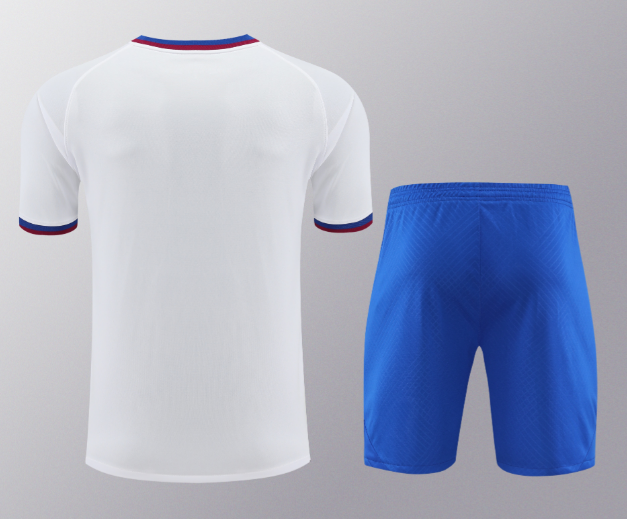 24/25 Barcelona Training Kit Short Sleeve Football Shirt Thai Quality