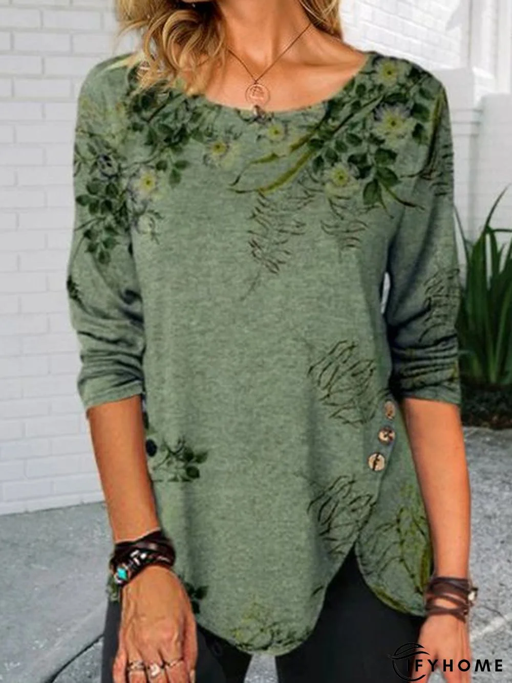 【Top Rated】Casual Women Vintage T-shirt | IFYHOME