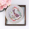 【Limited Stock Sale】Christmas-DIY Embroidery Kit with Pattern Cotton Threads Needles Hoop 30*30cm/11.8*11.8in tapestrymarket