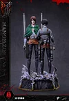 1/6 Scale Levi Ackerman & Hange Zoe - Attack on Titan Resin Statue - LC-Studios
