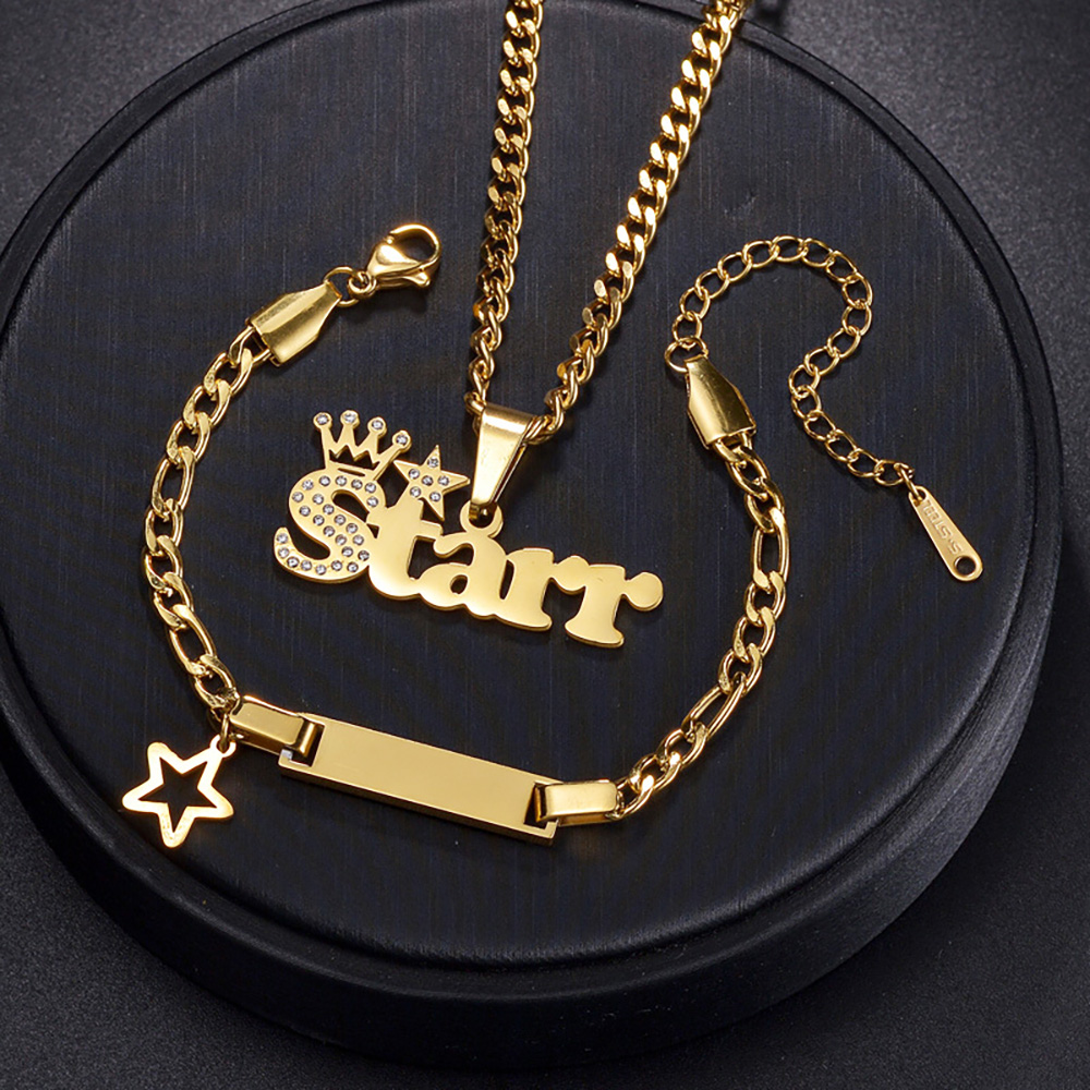 Customized Personalized Stainless Nameplate Pendants