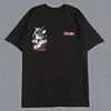 Civilregime Skull Floral Print Short Sleeve T-Shirt