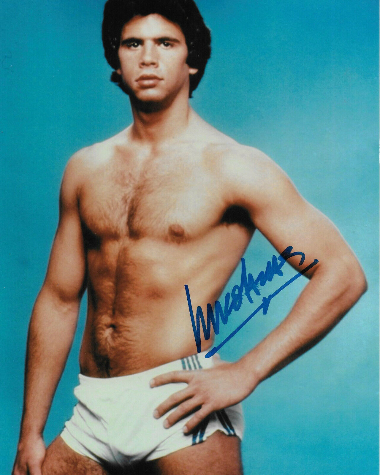 Lorenzo Lamas Original Autographed 8X10 Photo Poster painting #15 - Falcon Crest, Renegade