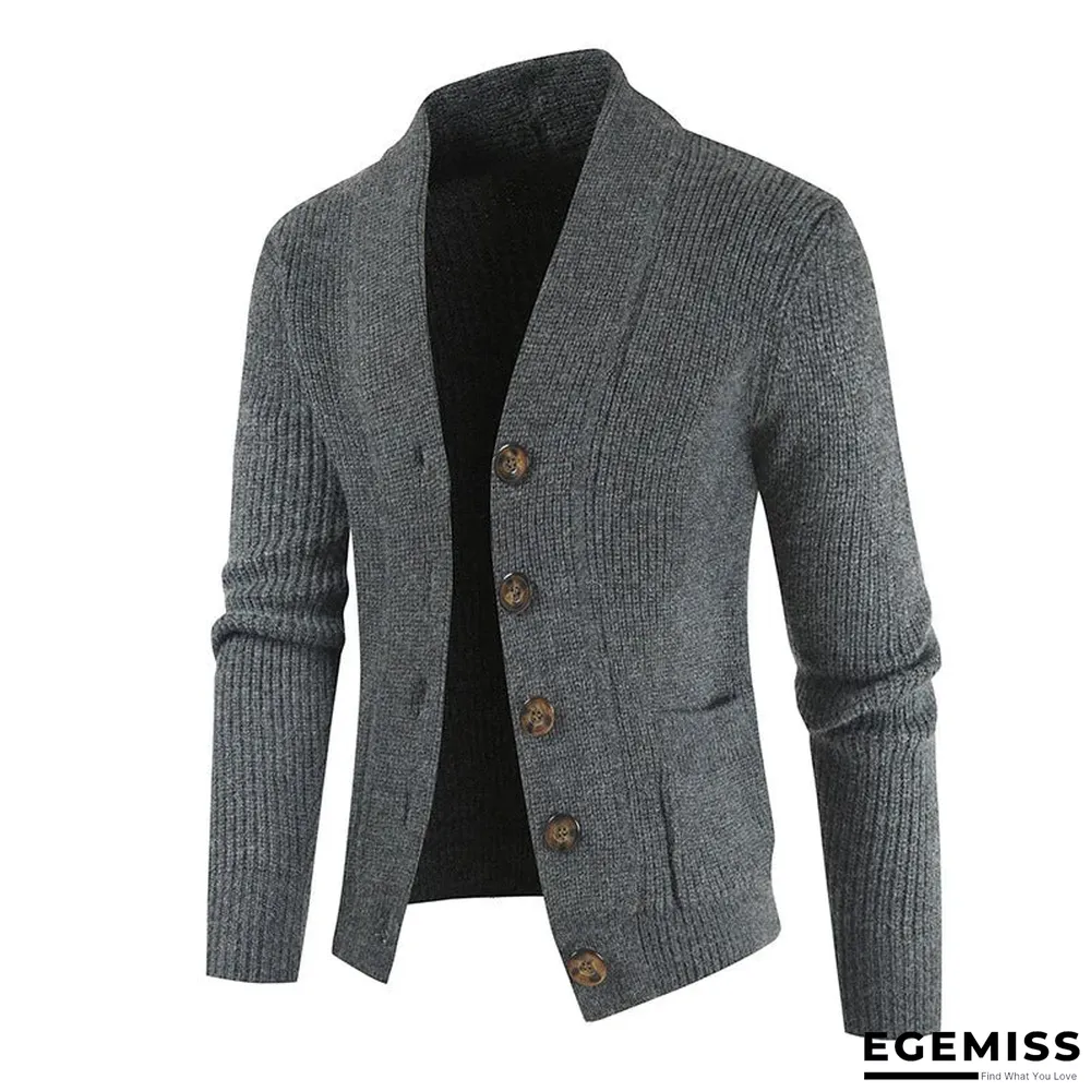 Casual Long Sleeve Slim Fit Men's Sweater | EGEMISS