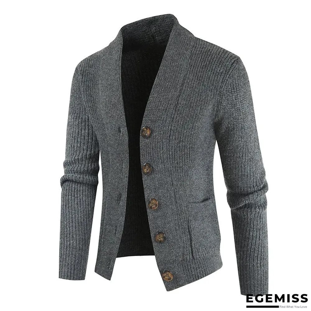 Casual Long Sleeve Slim Fit Men's Sweater | EGEMISS
