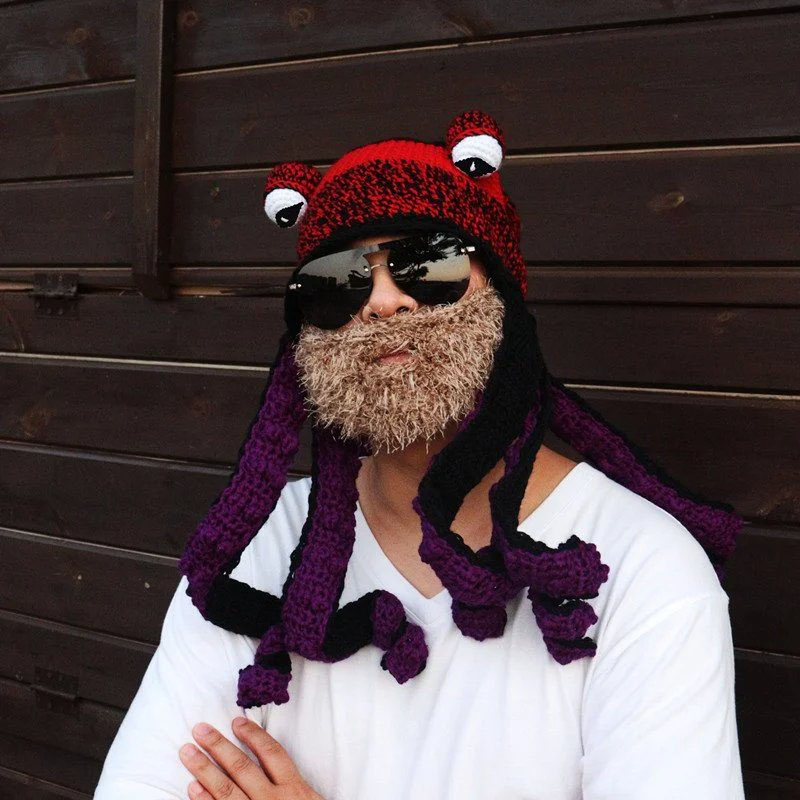 Hand-knitted Octopus Hat