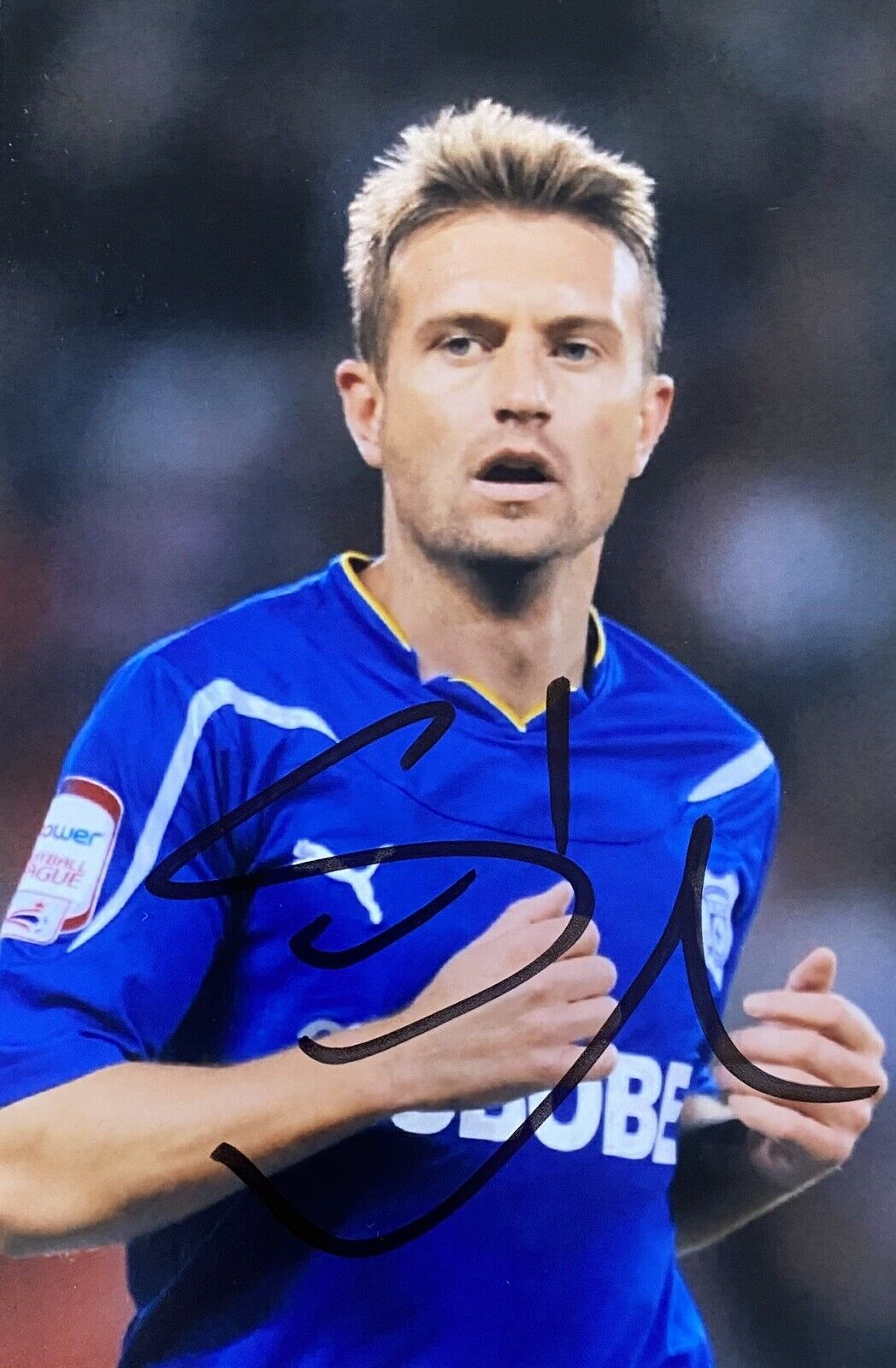 Stephen McPhail Genuine Hand Signed Cardiff City 6X4 Photo Poster painting