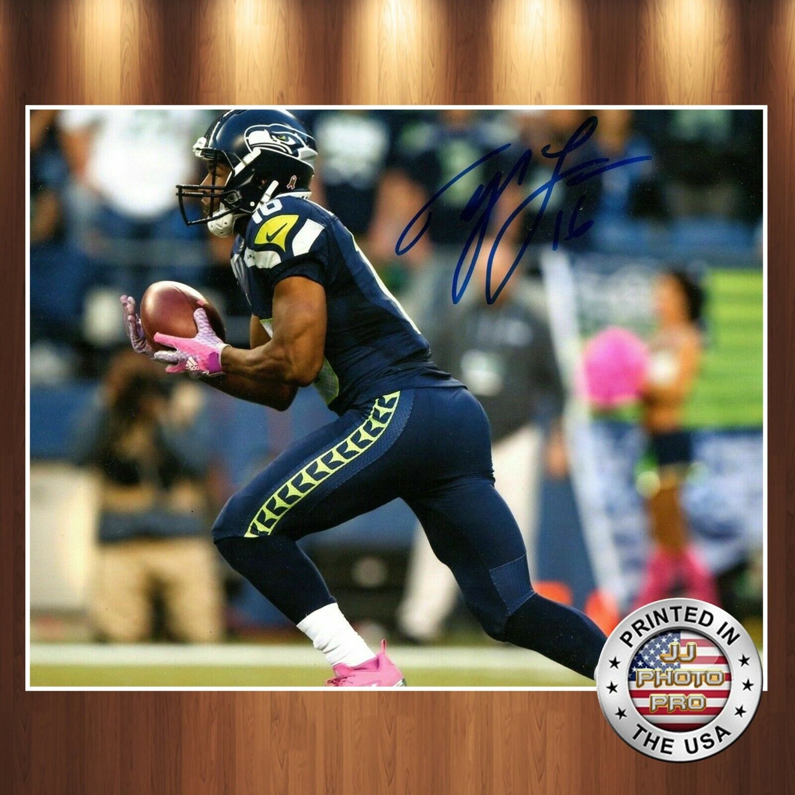 Tyler Lockett Autographed Signed 8x10 Photo Poster painting (Seahawks) REPRINT