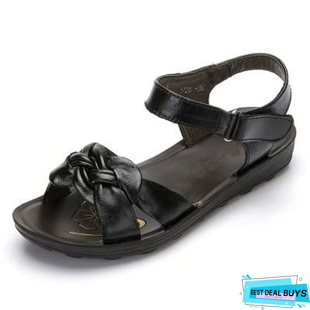 Women Vintage Flat Gladiator Sandals Platforms Shoes