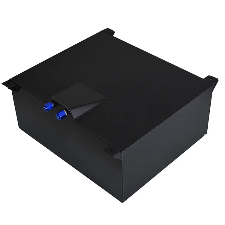 Silscvtt Aluminum Black Fuel Cell Tank 20 Gallon Race Drift Fuel Cell Cap Tank Level Sender