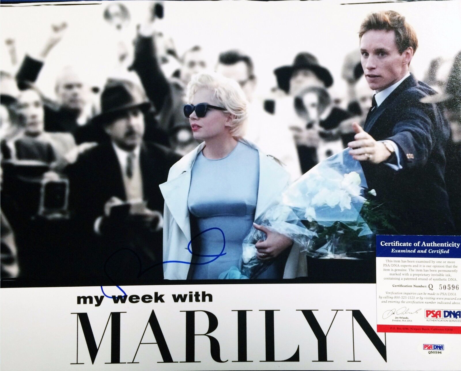 Michelle Williams Autographed Signed Marilyn 11x14 Photo Poster painting PSA/DNA Q50596