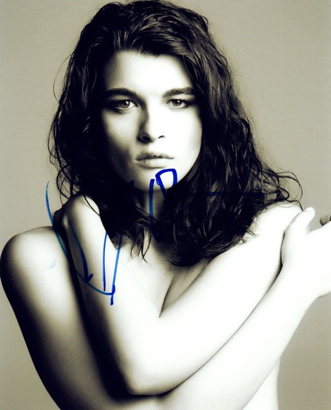 Crystal Renn Signed Autographed 8x10 Photo Poster painting Hot Sexy Fashion Model COA VD