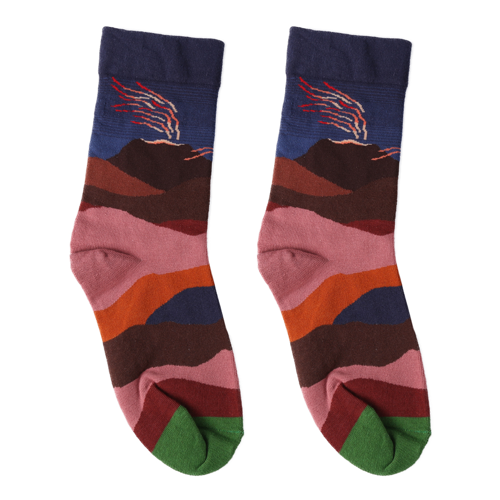 

Funny British Style Women Cotton Socks Mid-Calf Socks Sreet Pile Heap Socks, 501 Original