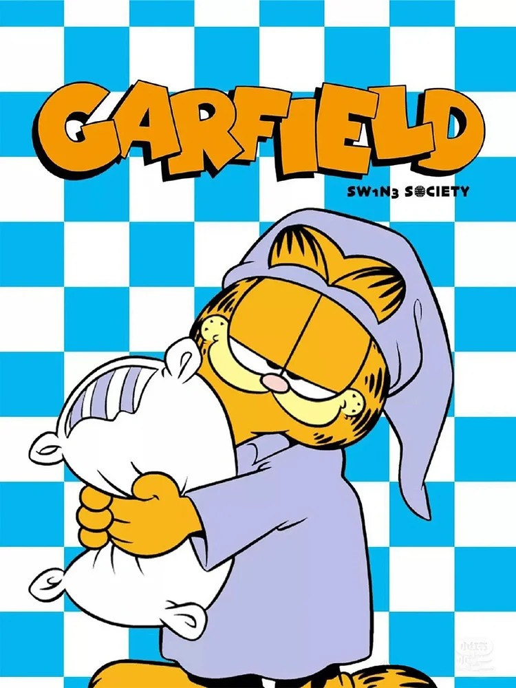 Garfield Poster 40*50CM(Canvas)Full Round Drill Diamond Painting gbfke