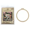 Elephant-DIY Embroidery Kit with Pattern Cotton Threads Needles Hoop 30*30cm/11.81*11.81in