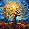 (40*40cm)Tree - Square AB Drill Diamond Painting