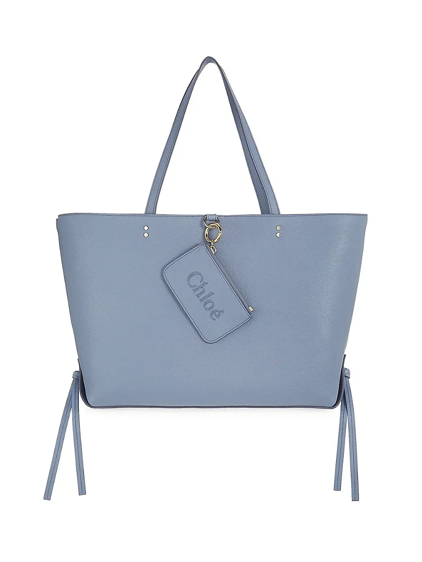 Chlo&eacute; Medium Sense East West Tote Bag-Shady Colbat