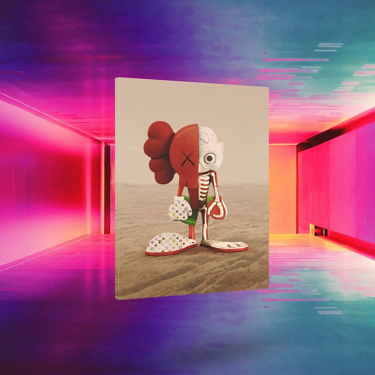  KAWS's Companions Canvas Wall Art