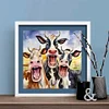 Funny Cows- Round/Square AB Drills Diamond Painting(50x50cm)