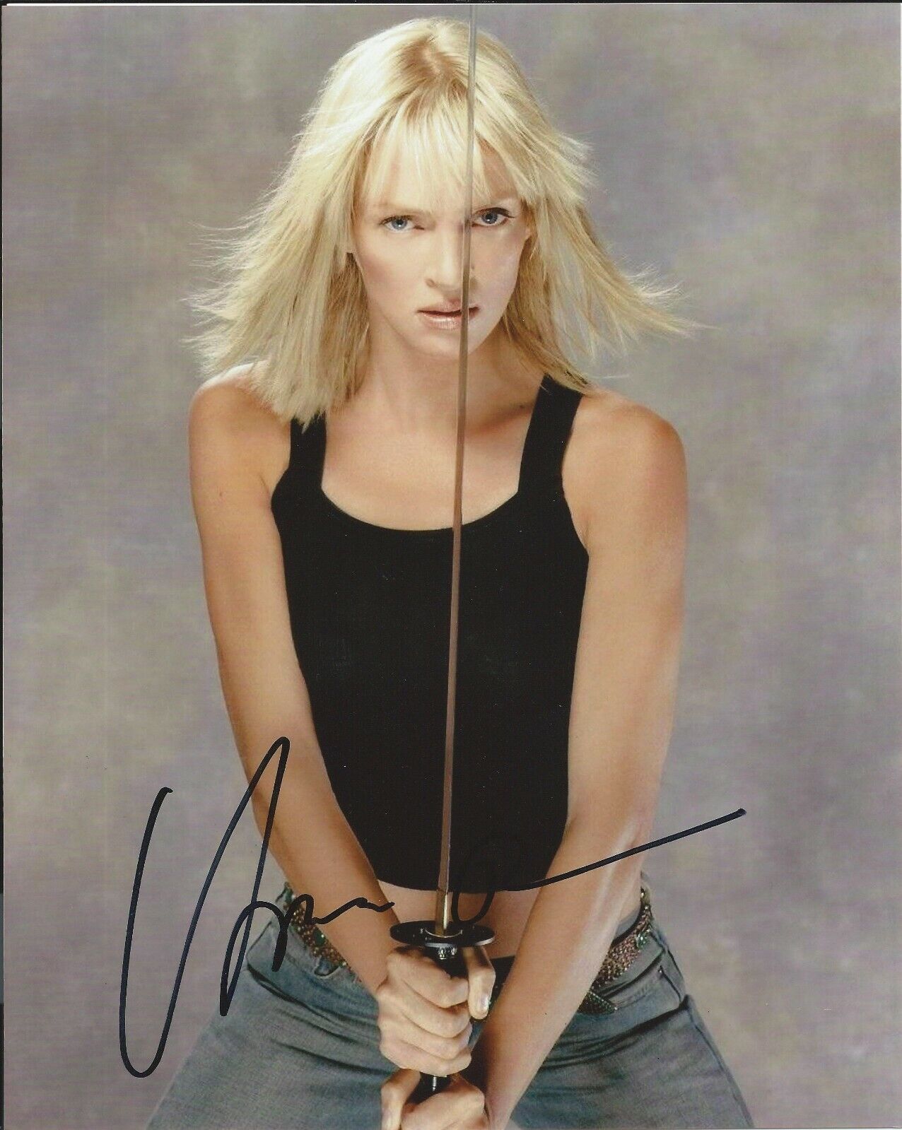 Uma Thurman autograph - signed Kill Bill Photo Poster painting