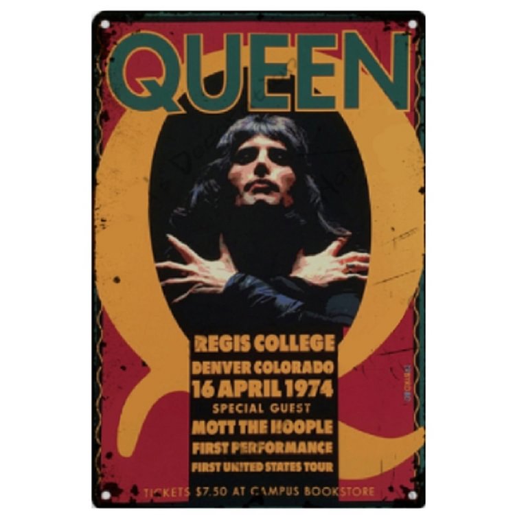【20*30cm/30*40cm】Queen - Vintage Tin Signs/Wooden Signs