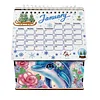 DIY Diamond Painting Special Shape Desktop Cabin Calendar Organizer Box Kit(Dolphin)