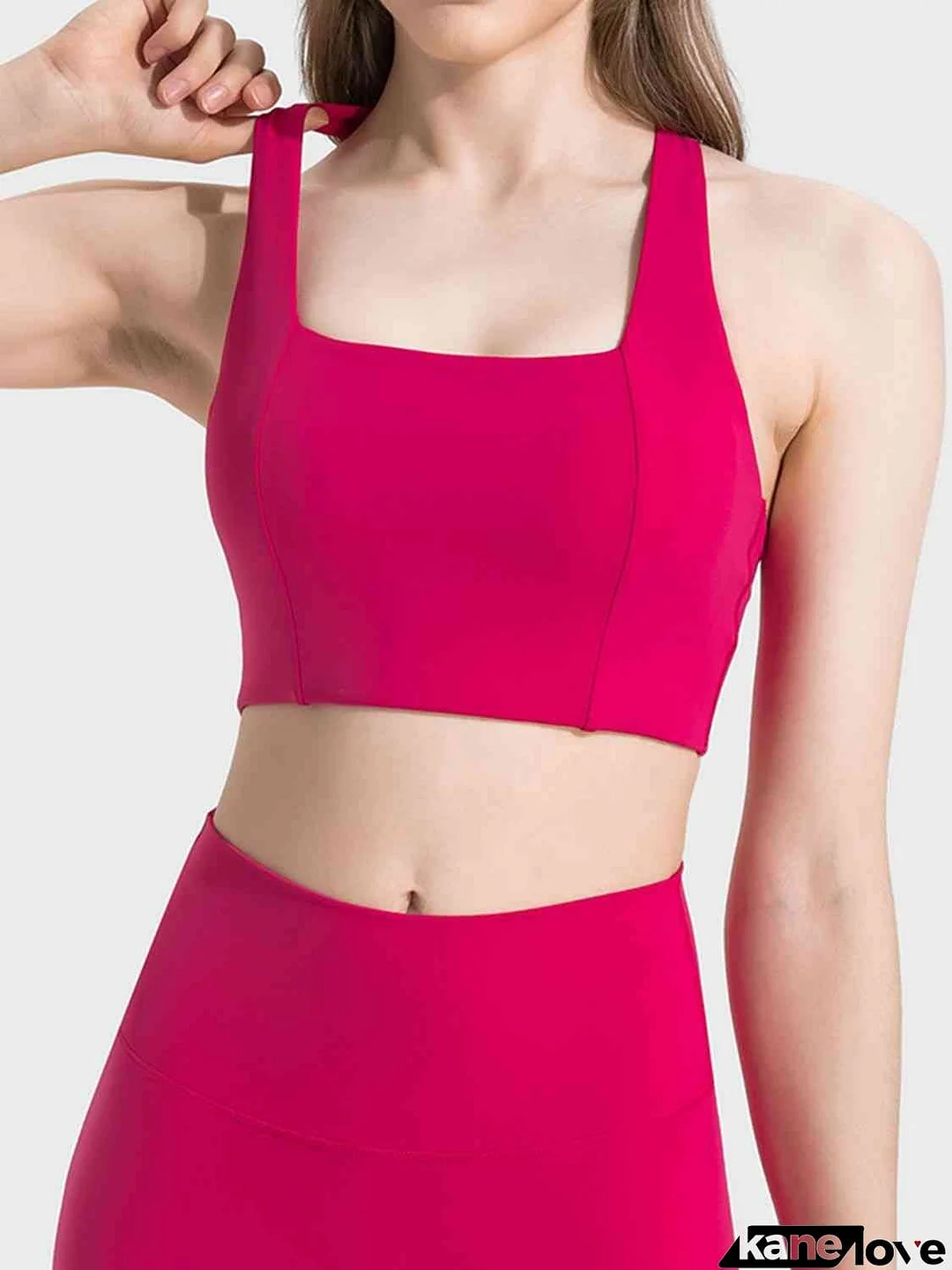 Scoop Neck Sports Bra