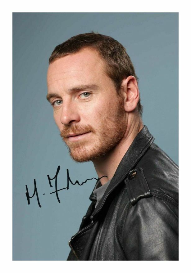 MICHAEL FASSBENDER AUTOGRAPH SIGNED PP Photo Poster painting POSTER