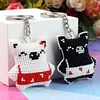 Bead Embroiderys - Black Pig Beaded Counted Cross Stitch Keychain Ornament Kit for Adults Beginners