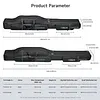 2 Layers 600D Oxford Fishing Pole Case & Bag Fishing Pole Storage Bag for Travel