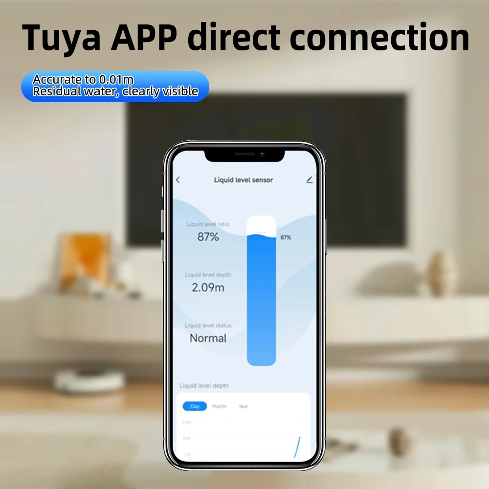 Monitor Livello Serbatoio EPTTECH Smart TLC2326P - App Tuya, Per Acqua, Olio, Carburante - Foto 2