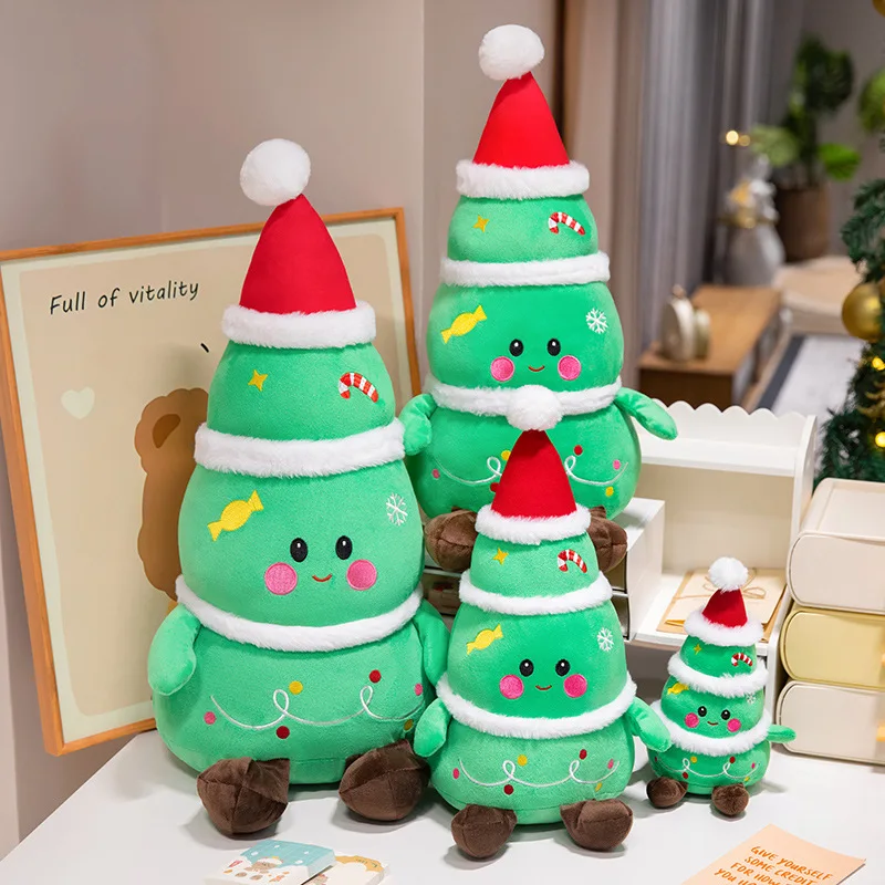 Tegooe Christmas Plush Toy Collection - Stuffed Animal Dolls for Kids Home Decor