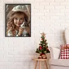 uk.everydayedeals (Limited Stock)Diamond Painting - Full Round - Girl Animal  (30*40cm)