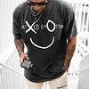 Unisex "XO" Oversized Smiley T-shirt by Inlyline
