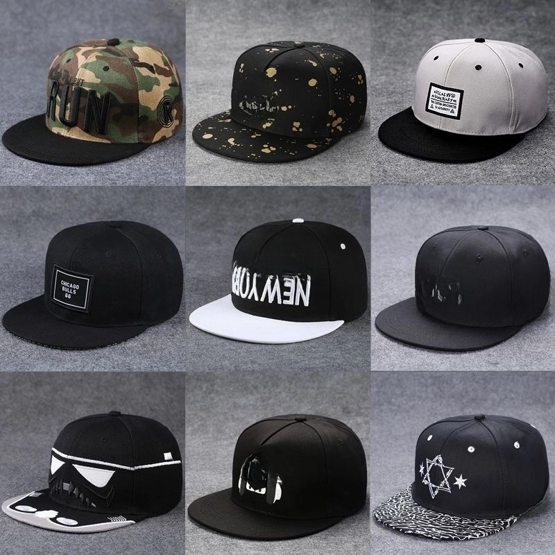 Unisex Casual Solid Color Flat Eaves Baseball Cap