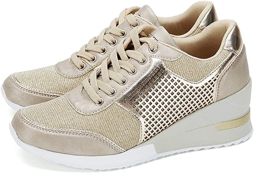 🌞Thanksgiving Day CLEARANCE 46% OFF🌞High Heeld Wedge Sneakers For Women