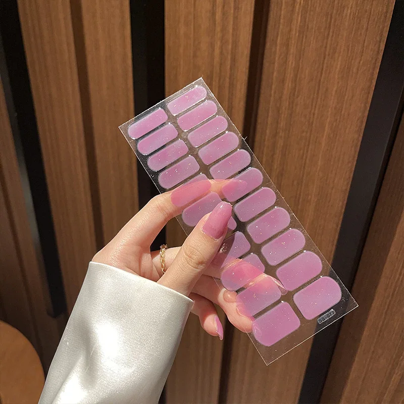 Churchf Fashionable Blue Diamonds Nail Art Stickers Collection Manicure DIY Nail Polish Strips Wraps for Party Decor-Nail Inspo