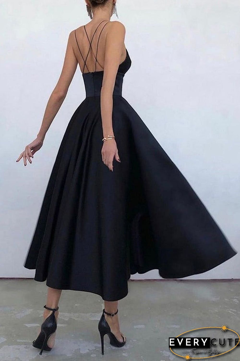Cotton Crinkled V Neck Tiered Vest Maxi Dress main image 0